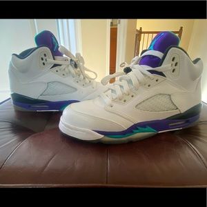 Grape Jordan’s sneakers